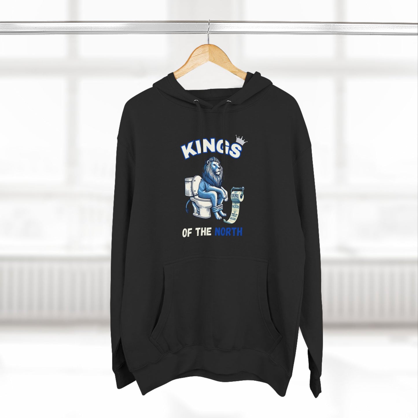 Detroit Dominance: King of the NFC Three-Panel Fleece Hoodie