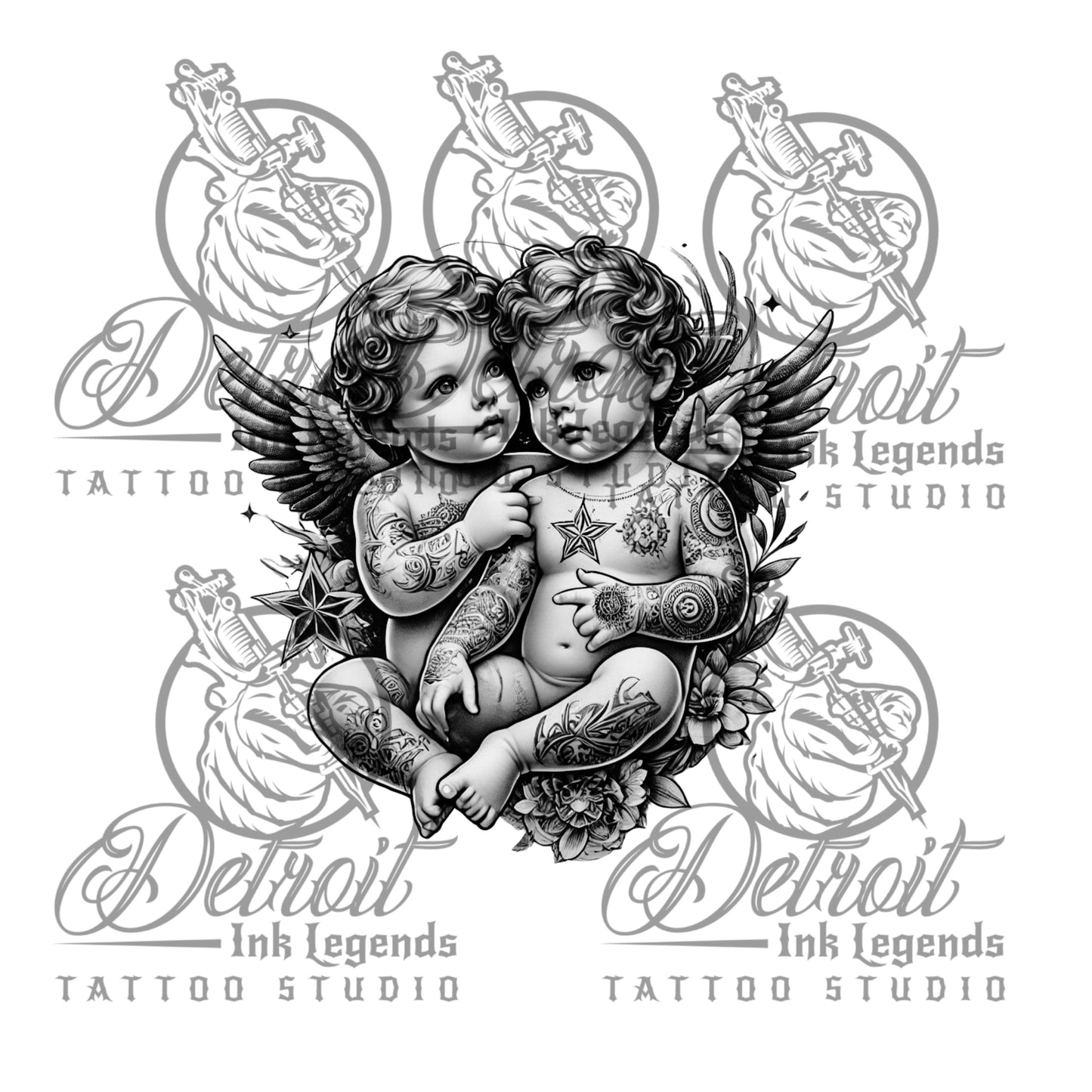 Celestial Cherubs: Eternal Grace (Digital Proof)