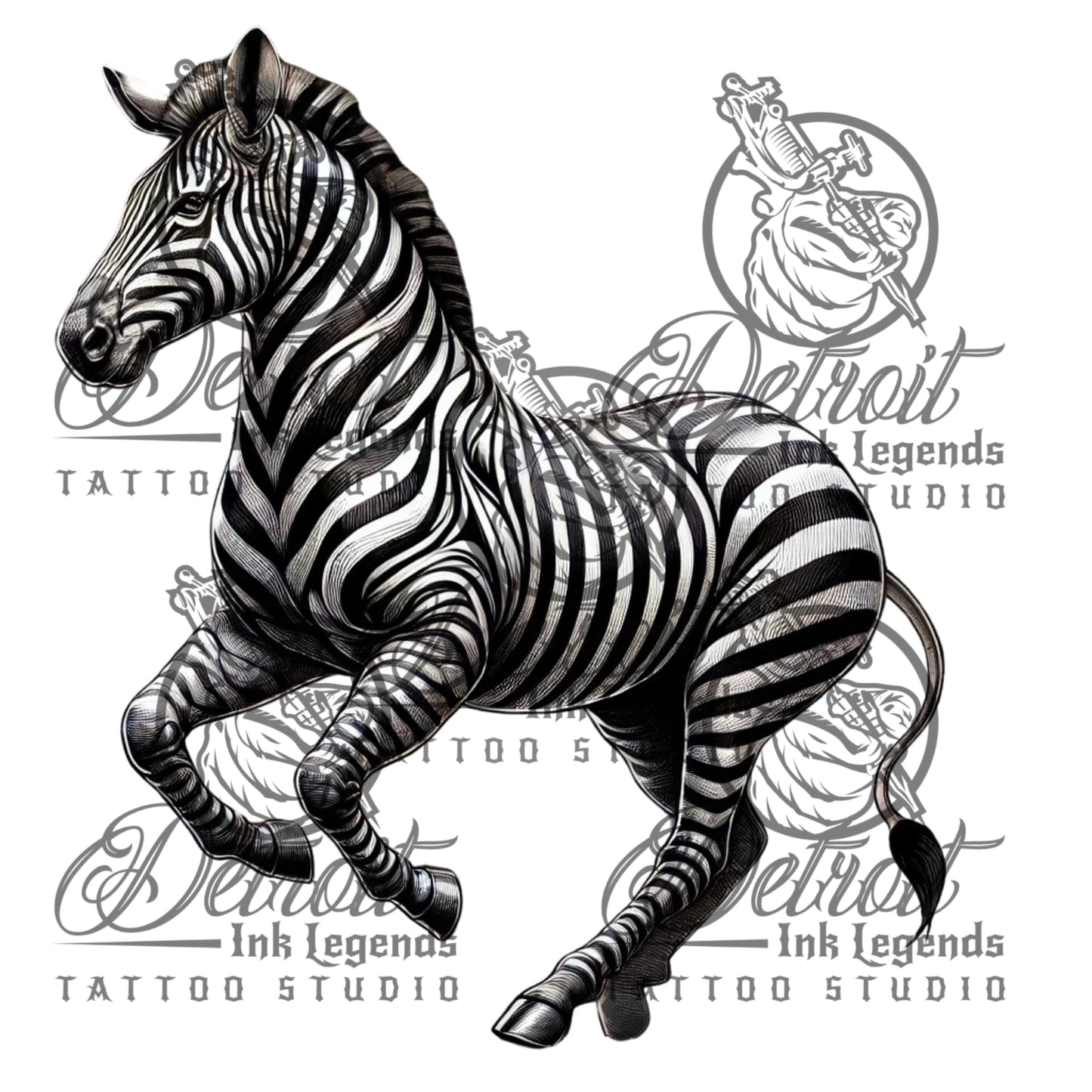 Majestic Stripes Zebra (Digital Print)