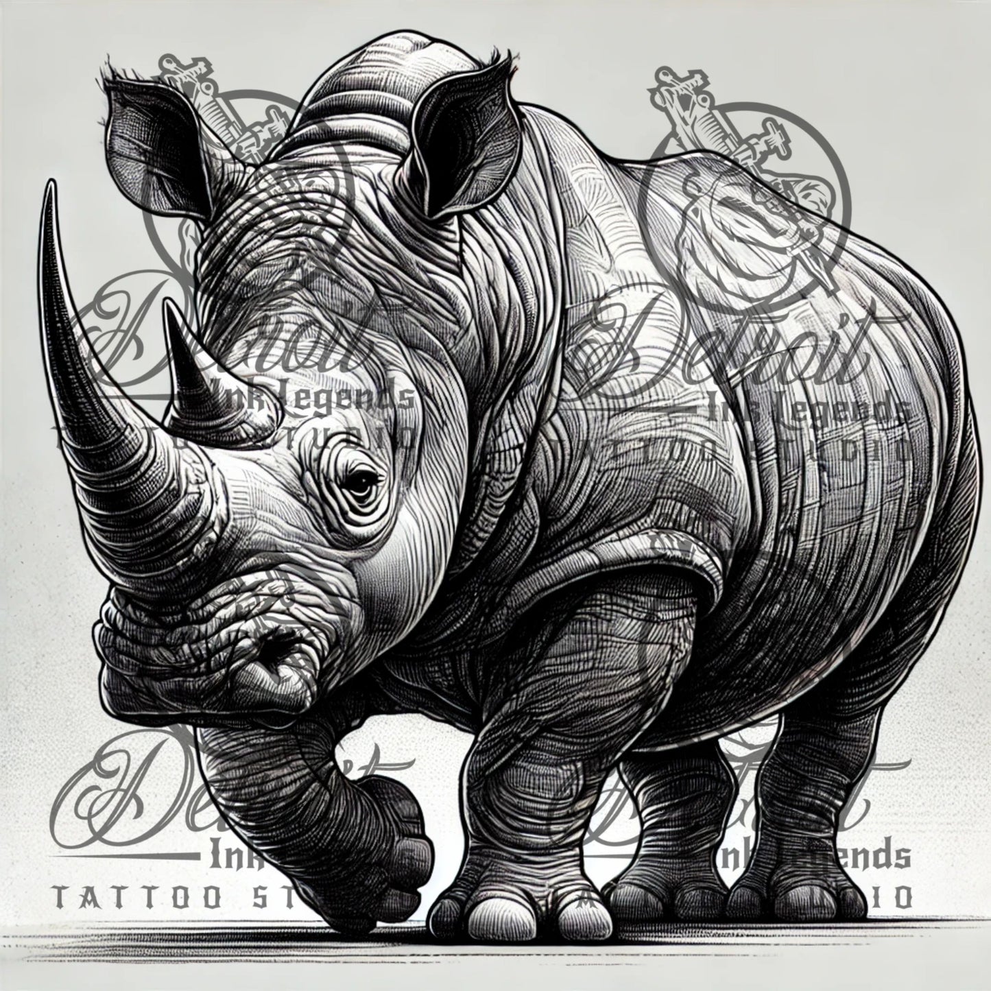 Celestial Vanguard Rhinoceros (Digital Proof)