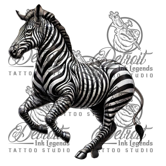 Majestic Stripes Zebra (Digital Print)