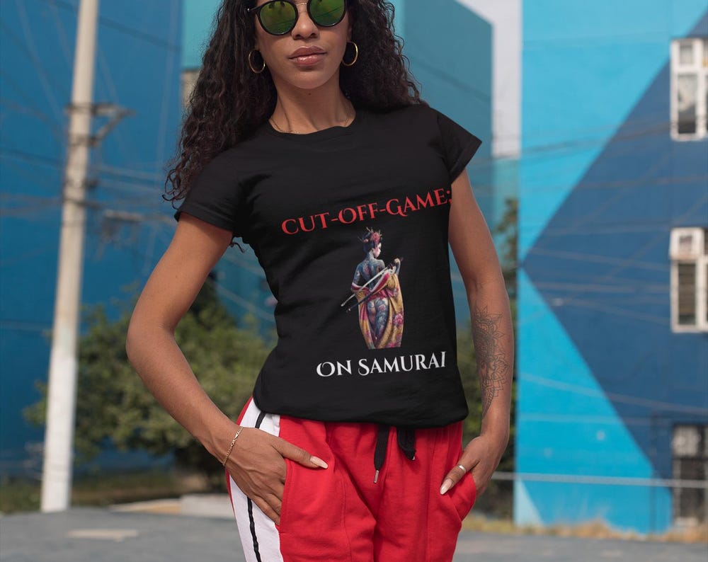 Geisha Cut-Off-game-Tee